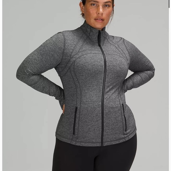 Lululemon Jackets & Blazers - Lululemon Define Jacket Gray black herringbone size 6